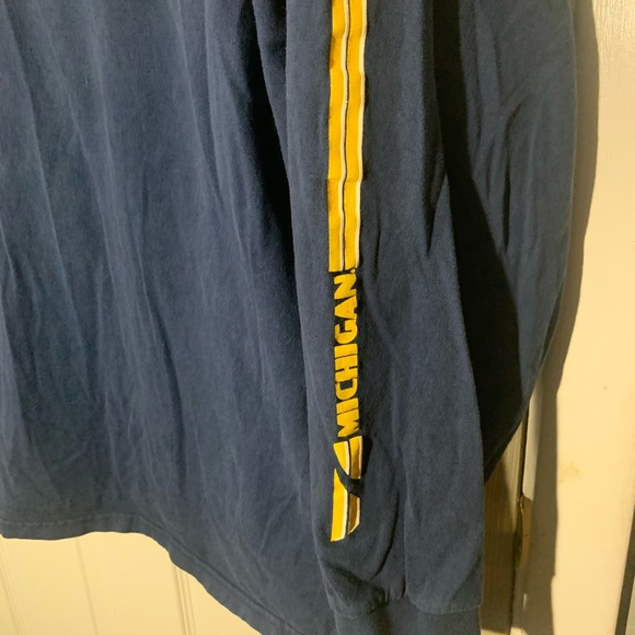 Vintage Nike Michigan Wolverines Long Sleeve - Picture 2 of 4